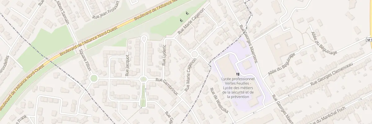 Plan du 15 Rue Marie Cagenon à Marquette-lez-Lille
