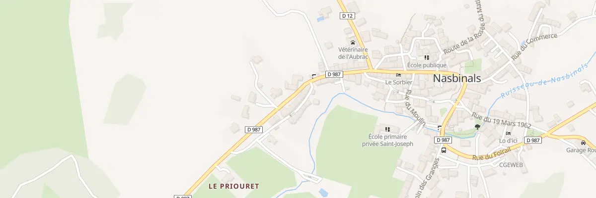 Plan du 5283 Rte d’Aubrac à Nasbinals