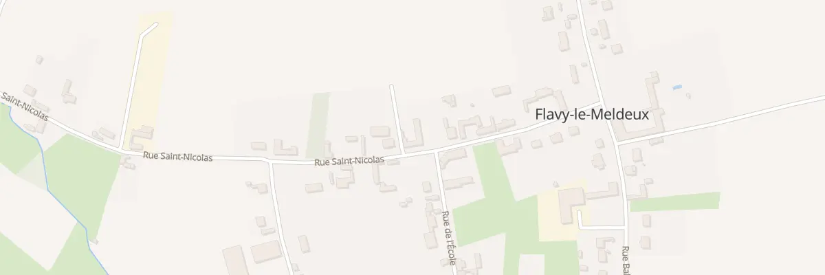 Plan du 209 Rue Saint-nicolas à Flavy-le-Meldeux