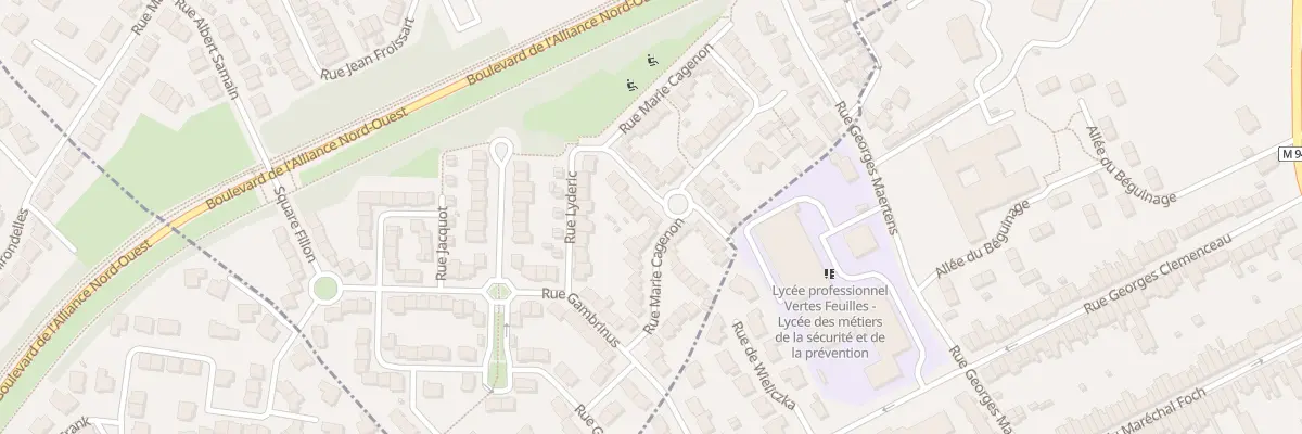 Plan du 17 Rue Marie Cagenon à Marquette-lez-Lille