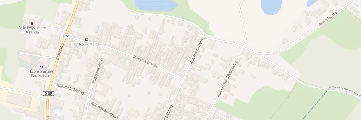 Plan du 117 Rue des Liniers à Lécluse