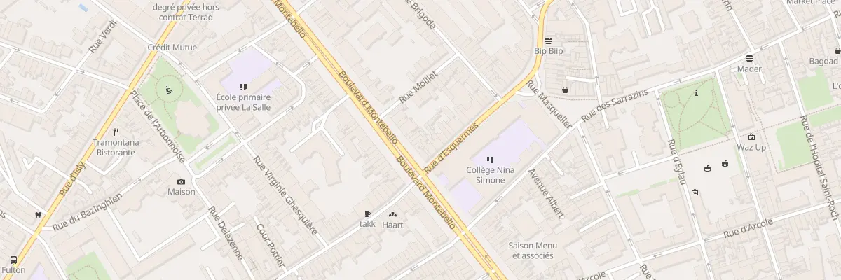 Plan du 47 Bd Montebello à Lille