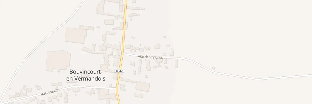 Plan du 11 Rue de Vraignes à Bouvincourt-en-Vermandois