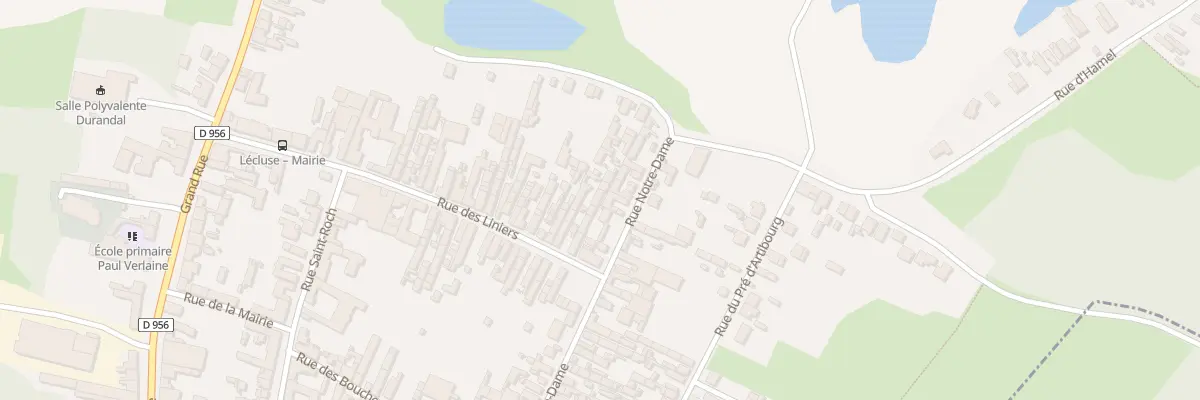 Plan du 119 Rue des Liniers à Lécluse