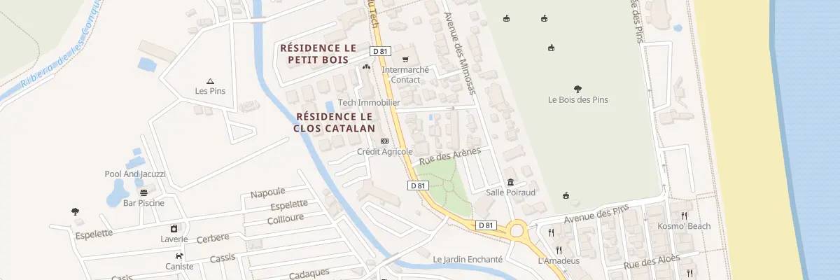 Plan du 4 Av du Tech à Argelès-sur-Mer