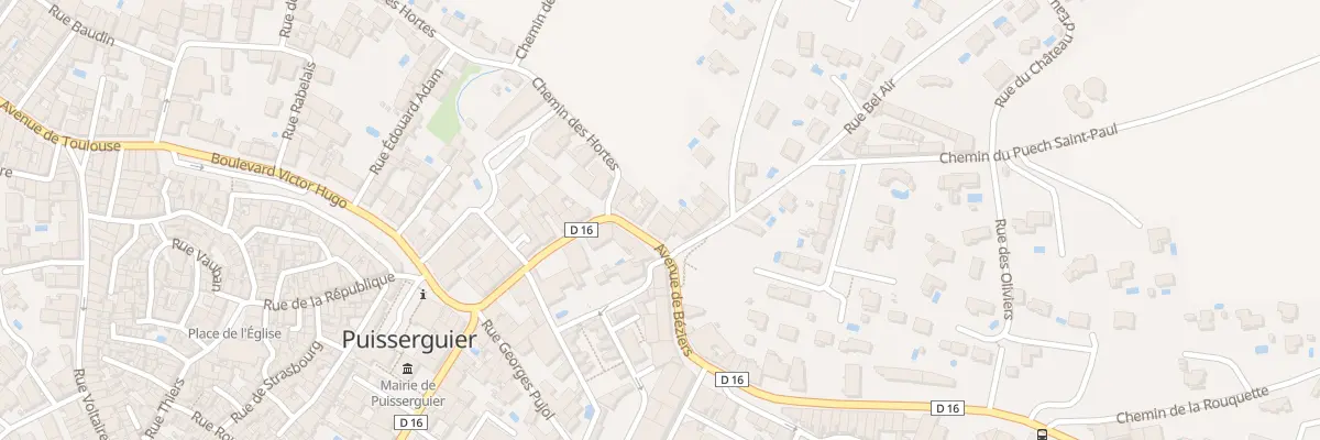 Plan du 13 Av de Beziers à Puisserguier