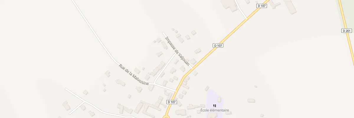 Plan du 1 Imp de Valjouan à Villeneuve-les-Bordes
