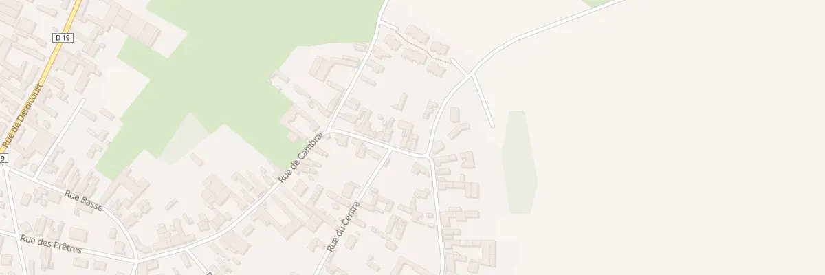 Plan du 57 Rue de Cambrai à Hermies