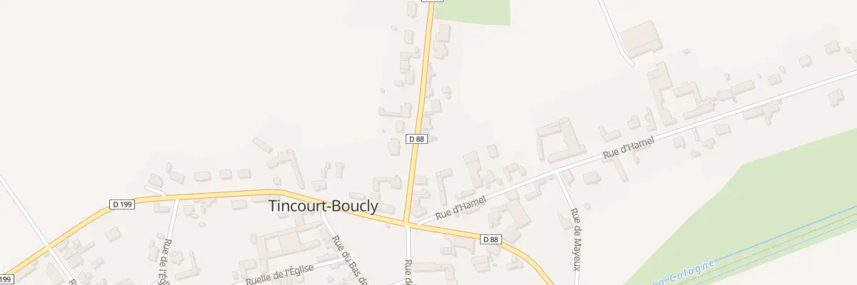 Plan du 6 Rue de la Raperie à Tincourt-Boucly