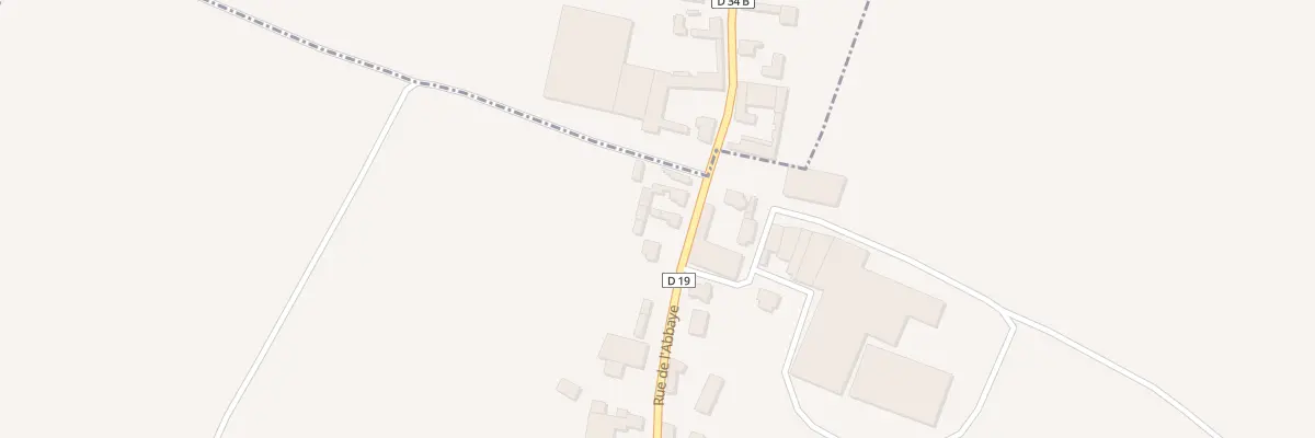 Plan du 9 Rue de l’Abbaye à Hermies