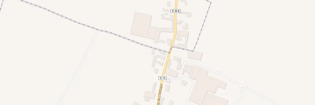 Plan du 13 Rue de l’Abbaye à Hermies