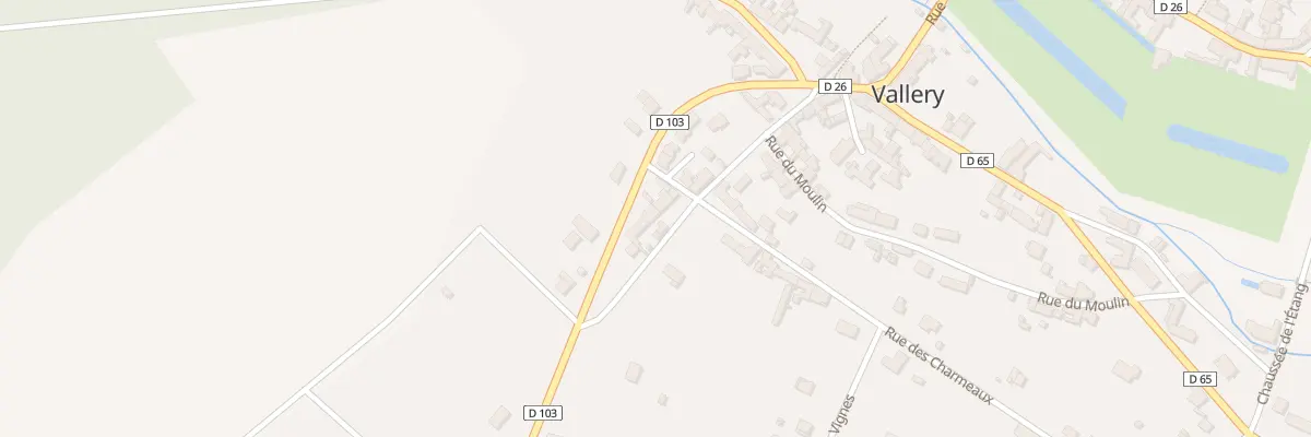Plan du 11 Rue de la Libération à Vallery