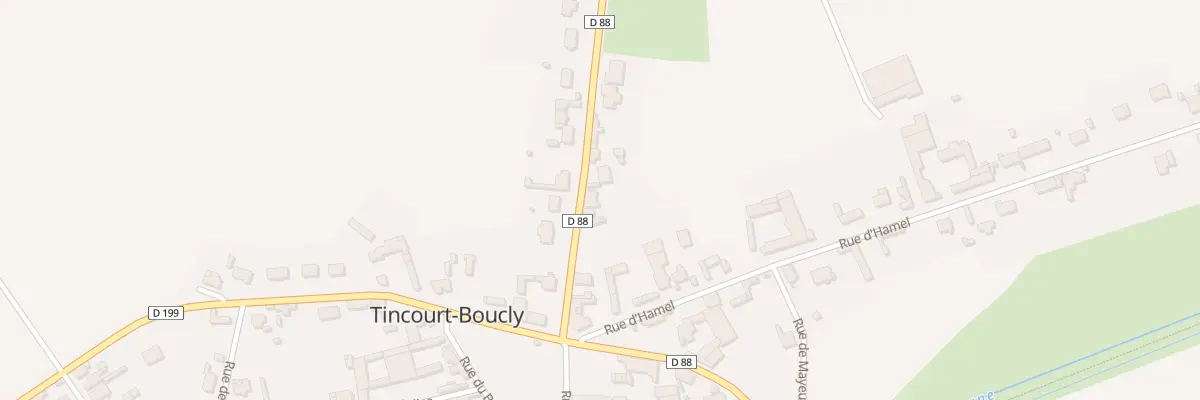 Plan du 10 Rue de la Raperie à Tincourt-Boucly