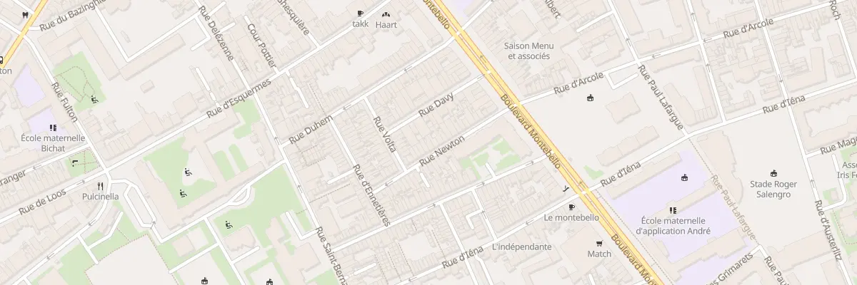 Plan du 24 Rue Newton à Lille