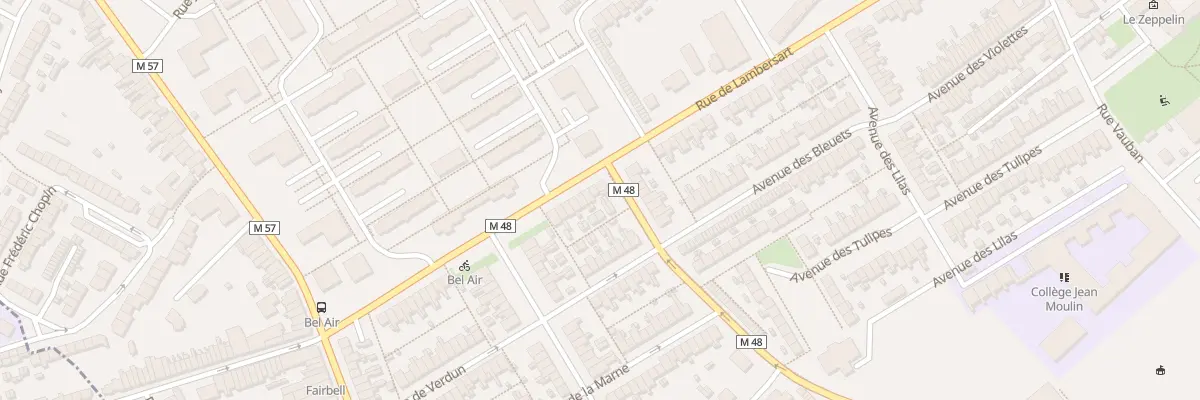 Plan du 101 Rue de Lambersart à Saint-André-lez-Lille