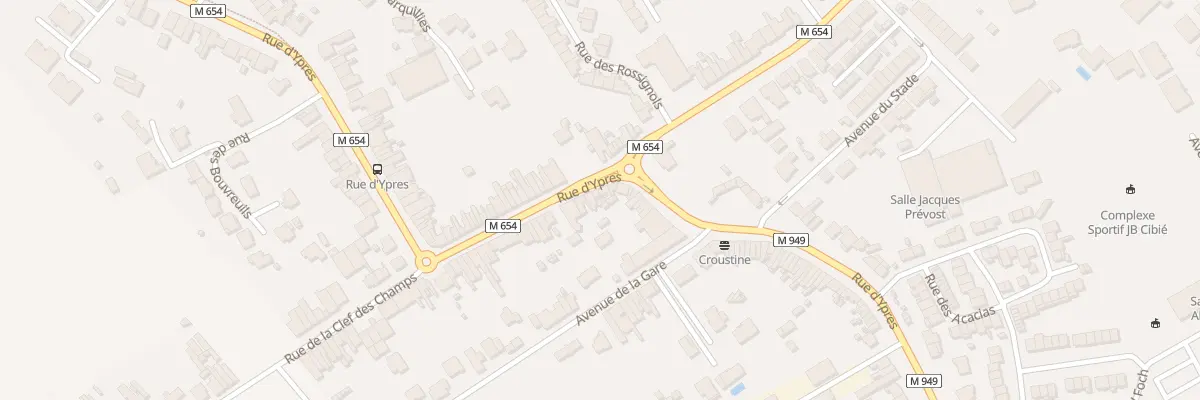 Plan du 1015 Rue d’Ypres à Wambrechies