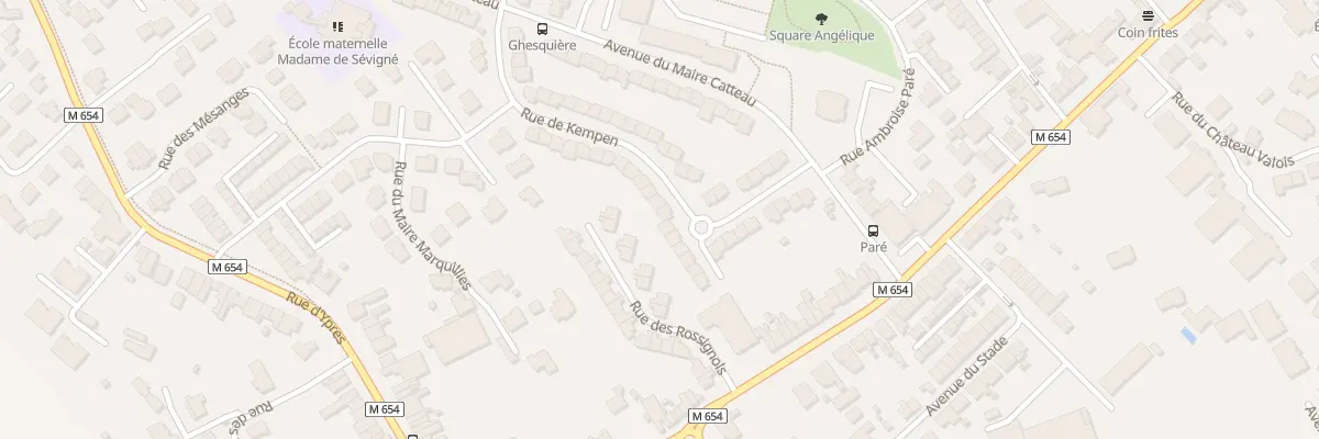 Plan du 29 Rue de Kempen à Wambrechies