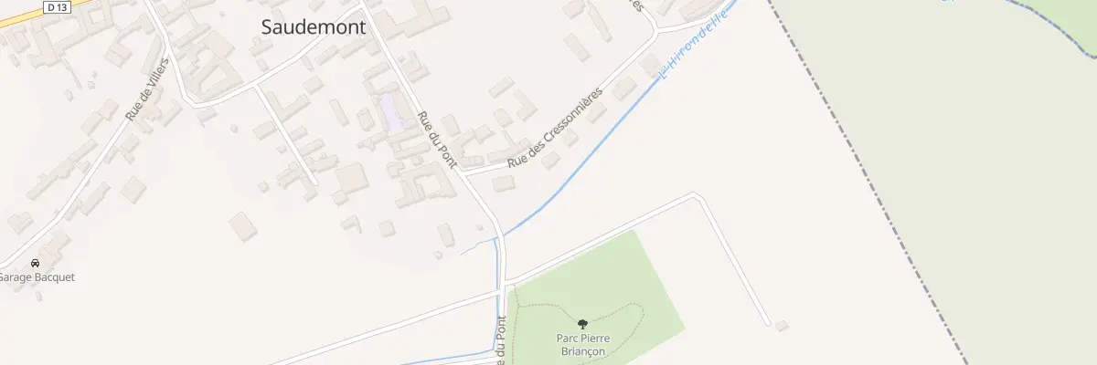 Plan du 19 Rue des Cressonnières à Saudemont