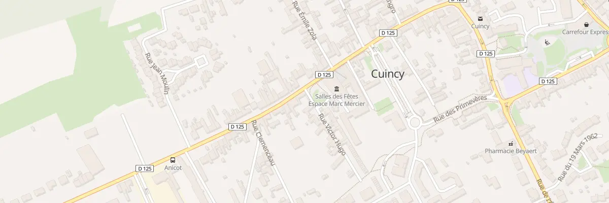 Plan du 75 Rue François Anicot à Cuincy