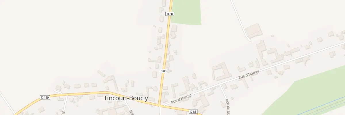 Plan du 12 Rue de la Raperie à Tincourt-Boucly