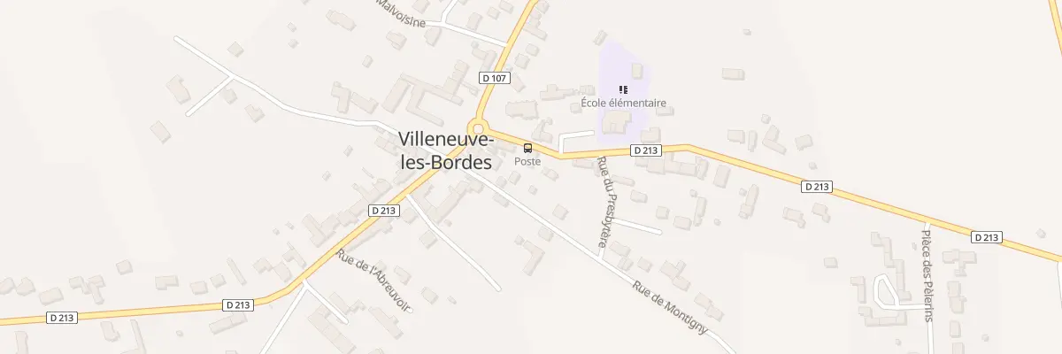 Plan du 2 Rue du Montois à Villeneuve-les-Bordes