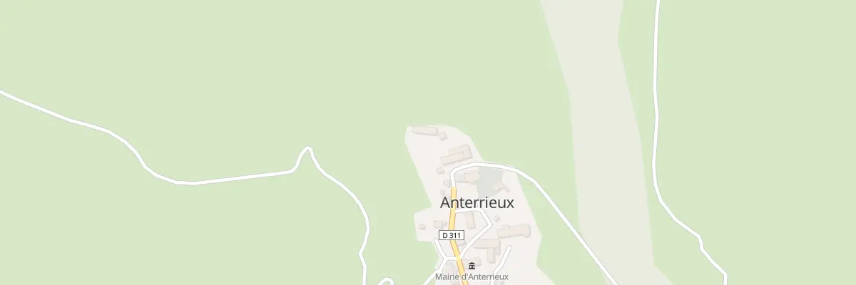 Plan du 5001 Le Bourg à Anterrieux