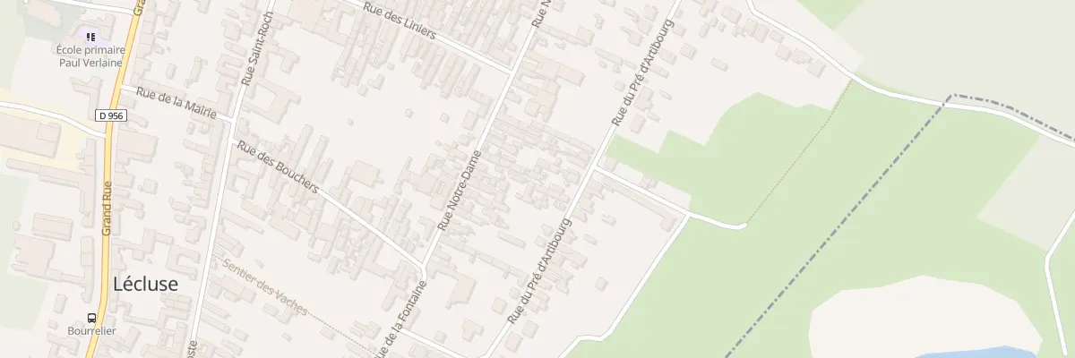 Plan du 49 Rue Notre - Dame à Lécluse