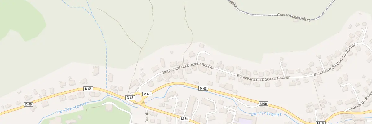 Plan du 82 Bd Docteur Rocher à Royat