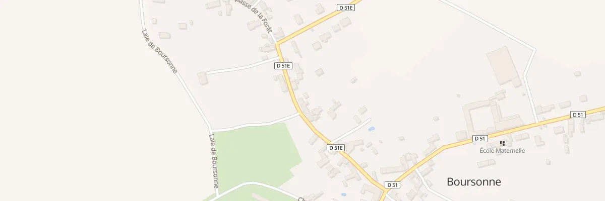 Plan du 16 Av de la Gare à Boursonne