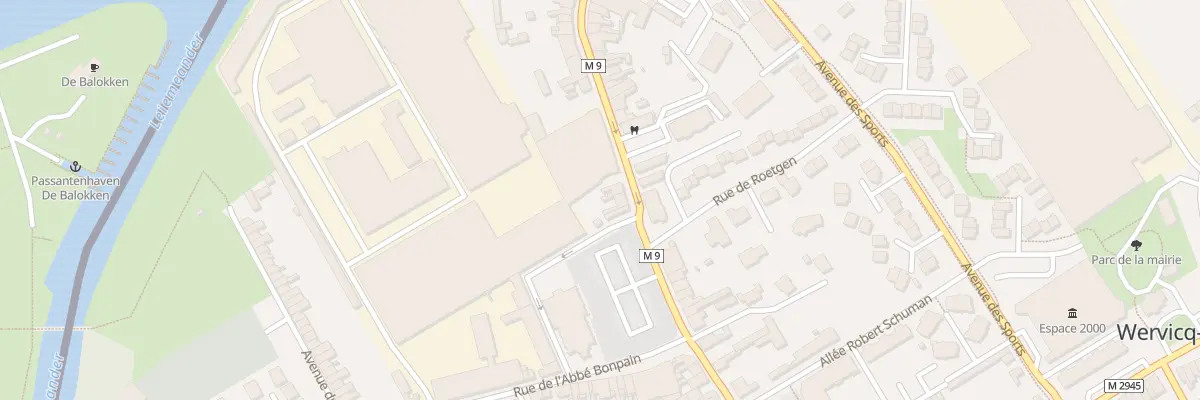 Plan du 40 Rue de l’Industrie à Wervicq-Sud