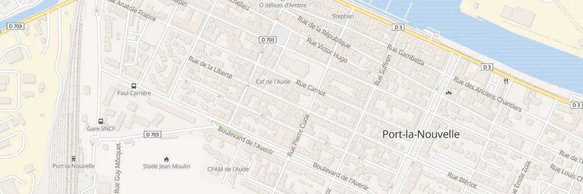Plan du 203 Rue de la Liberte à Port-la-Nouvelle