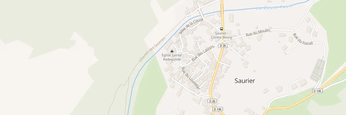 Plan du 7 Pl de l’Eglise à Saurier