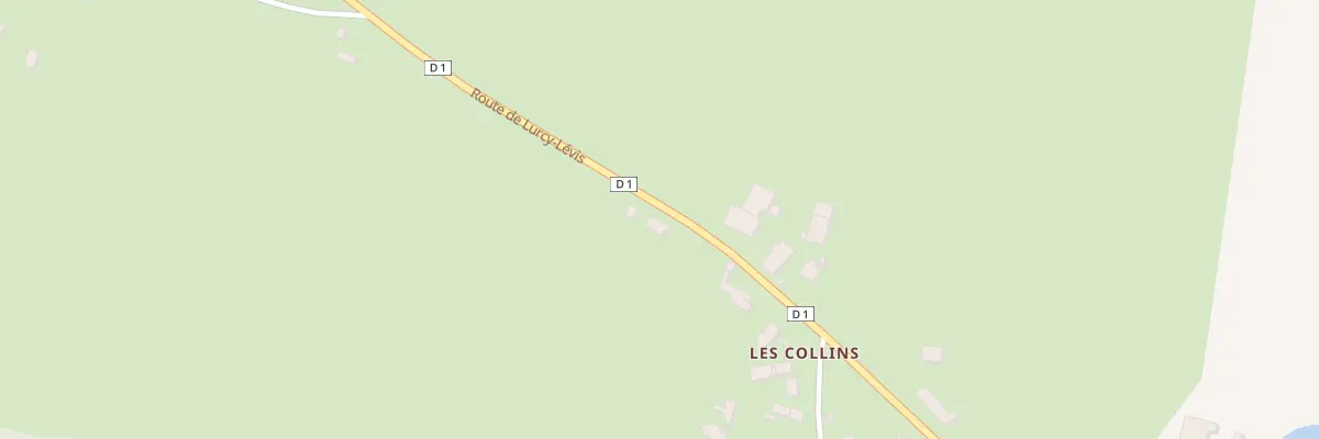 Plan du 5 Les Collins à Limoise