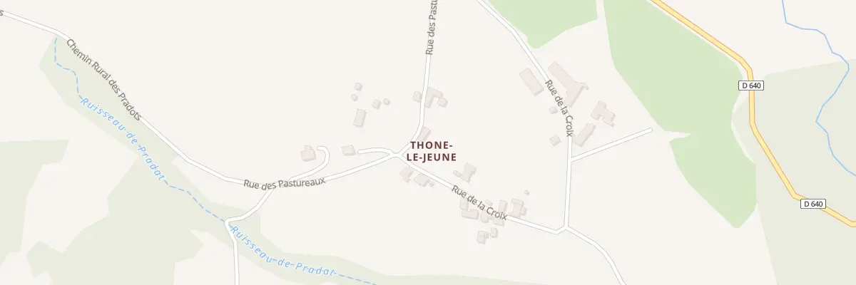 Plan du 5018 Thone Le Jeune à Grandeyrolles