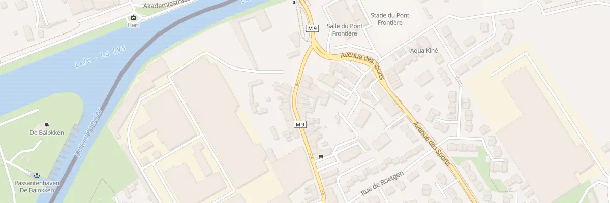 Plan du 25 Rue de l’Industrie à Wervicq-Sud