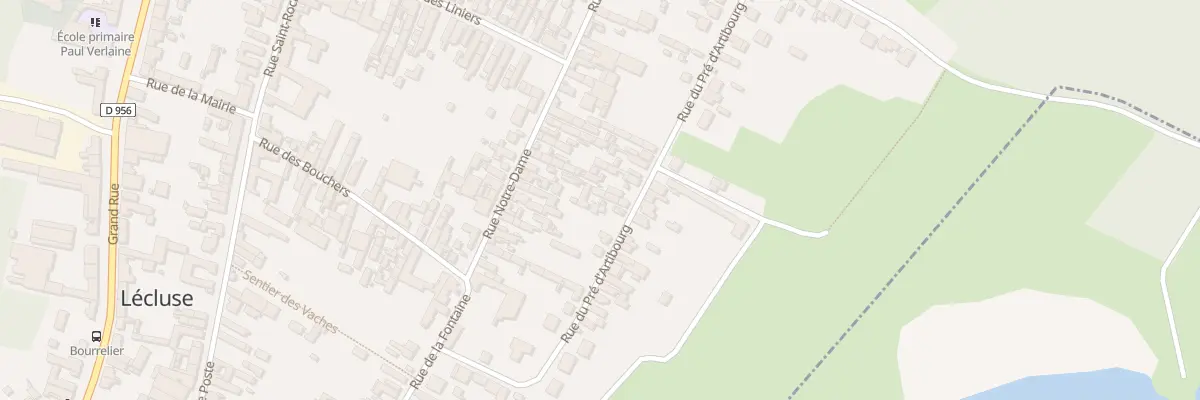 Plan du 21 Rue du Pre D Artibourg à Lécluse