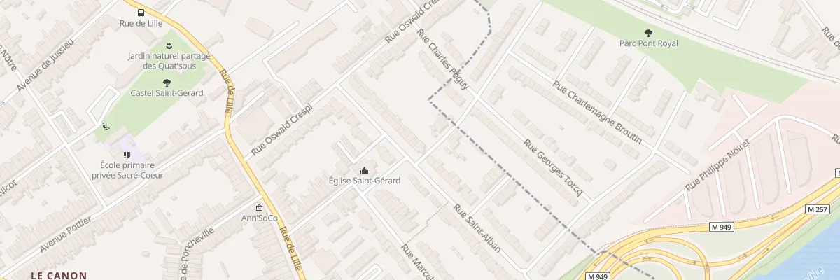 Plan du 29 Rue Saint-Alban à Lambersart