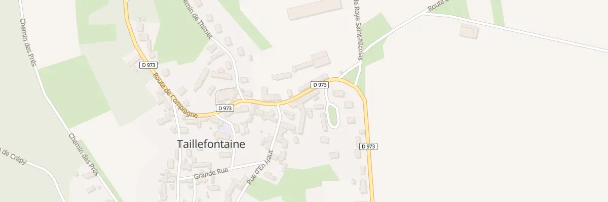 Plan du 24 Rte de Compiègne à Taillefontaine