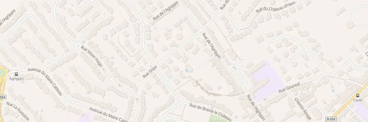 Plan du 343 Rue de l’Agrippin à Wambrechies