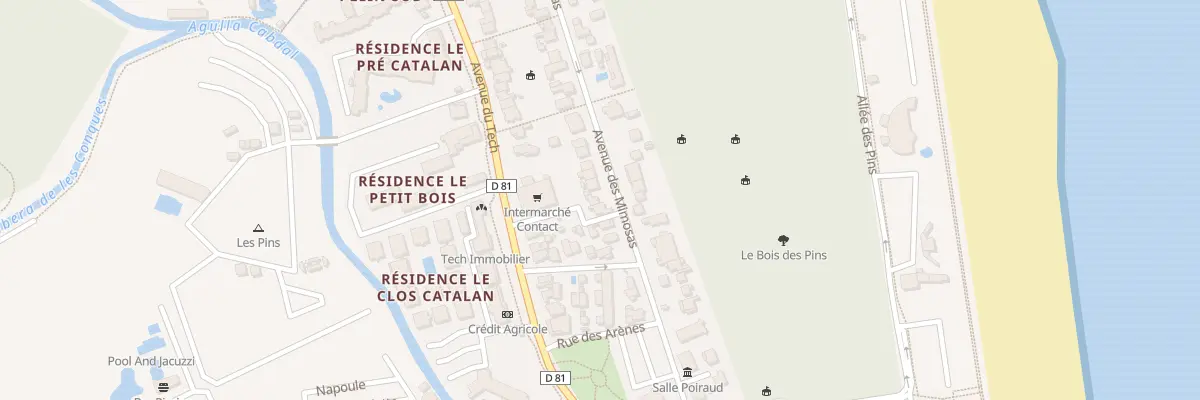 Plan du 13 Av des Mimosas à Argelès-sur-Mer