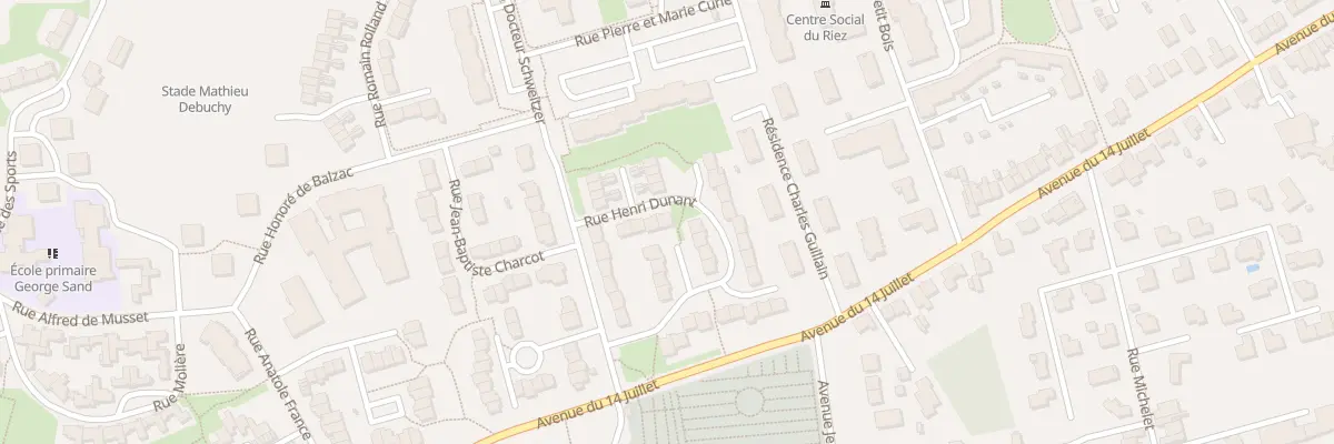 Plan du 17 Rue Henri Dunant à Wattignies