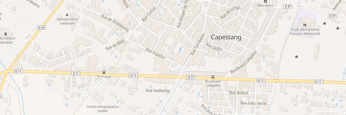 Plan du 17 Rue Franklin à Capestang