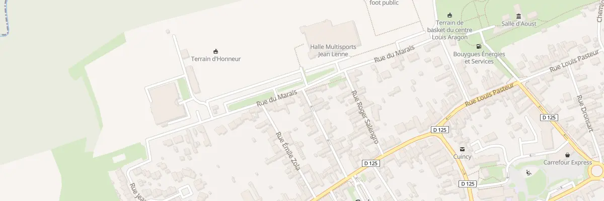 Plan du 131 Rue Vaillant Couturier à Cuincy