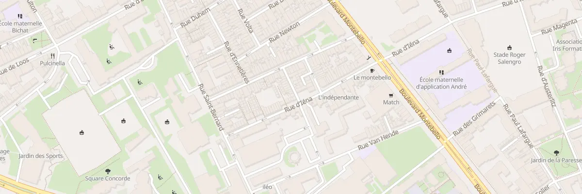 Plan du 169 Rue d’Iéna à Lille