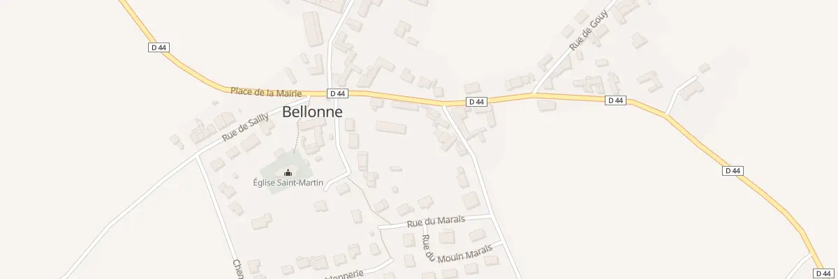 Plan du 1 Rue du Marais à Bellonne