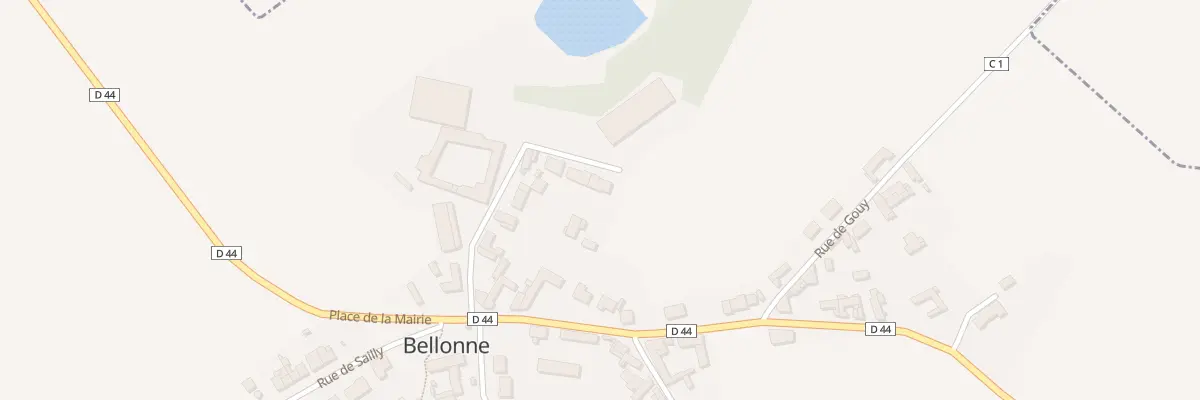 Plan du 16 Rue Saint Martin à Bellonne