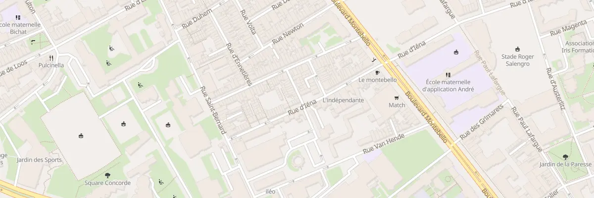 Plan du 20 Rue l’Herminet à Lille