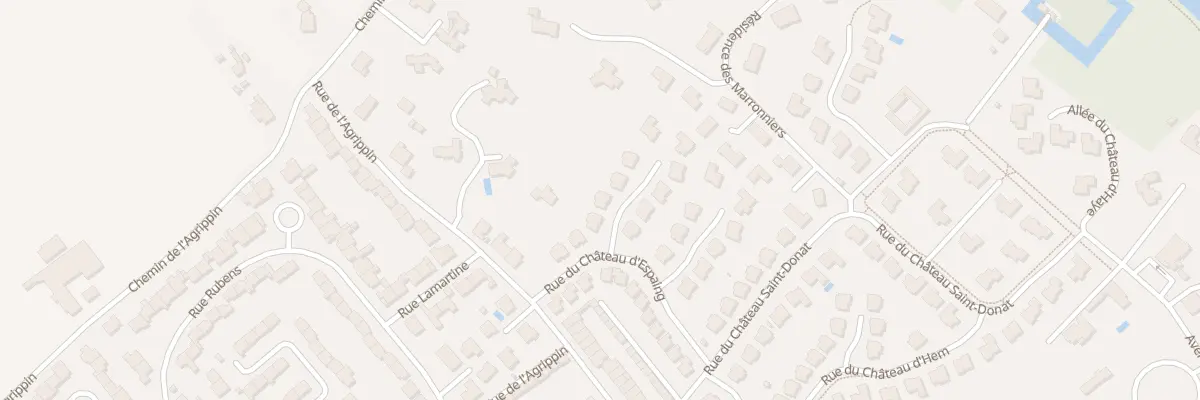 Plan du 40 Rue du Château d’Espaing à Wambrechies