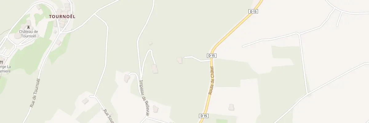 Plan du 1 Rte de Chatel - Le Lac à Volvic