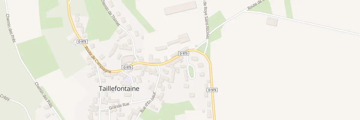 Plan du 20 Rte de Compiègne à Taillefontaine